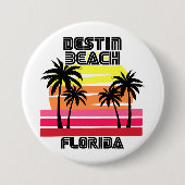 Destin Beach Florida Ronde Button 7,6 Cm (Voorkant)