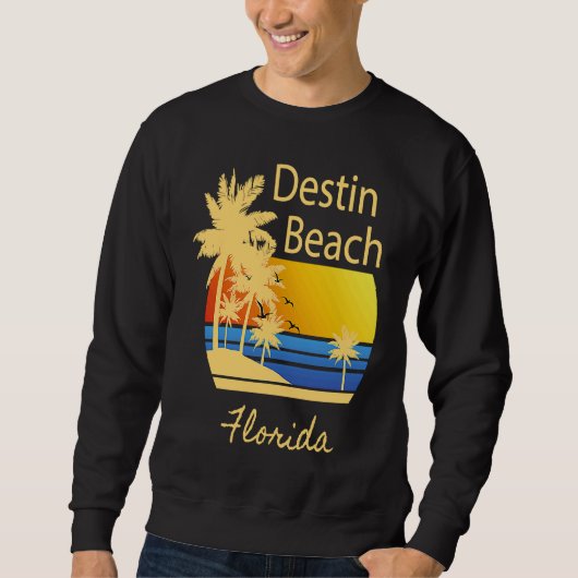 Destin Beach Florida Souvenir Graphic Trui (Voorkant)