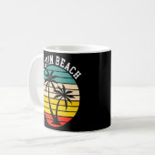 Destin Beach Florida Souvenir Vacation Koffiemok (Voorkant links)