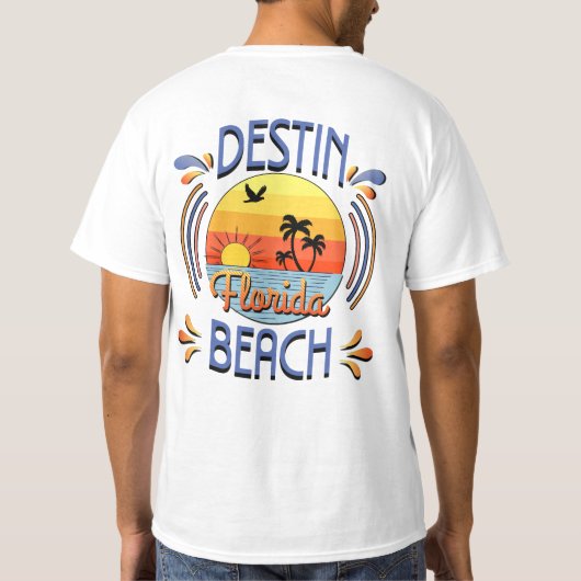 Destin Beach, Florida T-shirt (Achterkant)