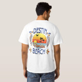 Destin Beach, Florida T-shirt (Achterkant volledig)