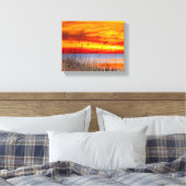 Destin Beach Sunset Canvas Afdruk (Insitu (Slaapkamer))
