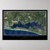 Destin - Choctawhchee Bay Florida Satellietkaart