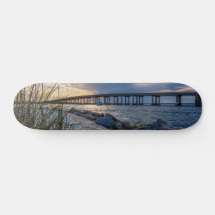 Destin East Pass Sunset Skateboard