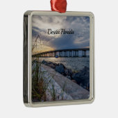 Destin East Pass Zonsondergang Premium Ornament (Rechts)