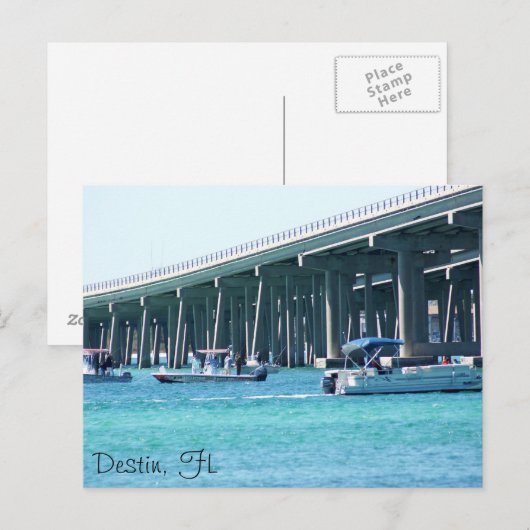 Destin FL-Briefkaart Briefkaart (Voorkant / Achterkant)