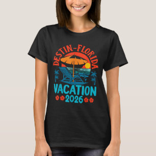 Destin Florida 2026 Familievakantie Strand Zomer V T-shirt