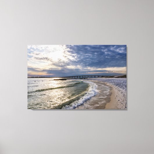 Destin Florida Avondgolven Canvas Afdruk (Voorkant)