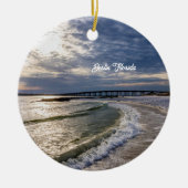 Destin Florida Avondgolven Circle Ornament (Voorkant)