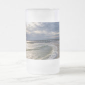 Destin Florida Avondgolven Frosted Beer Mok (Center)