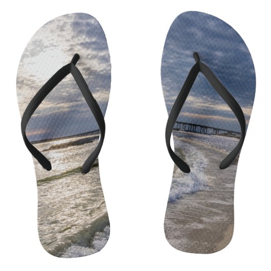 Destin Florida Avondgolven Teenslippers (Voetbed)