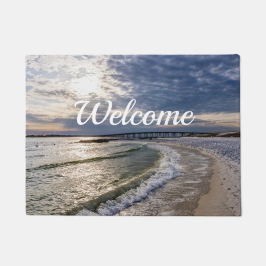 Destin Florida Avondgolven Welkom Deurmat (Voorkant)