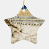 Destin Florida Beach Art Keramisch Ornament (Voorkant)