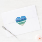 Destin Florida Beach foto Hart Sticker (Envelop)