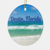 Destin Florida Beach foto Keramisch Ornament (Links)