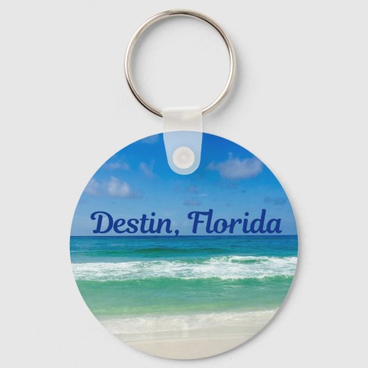Destin Florida Beach foto Sleutelhanger (Voorkant)