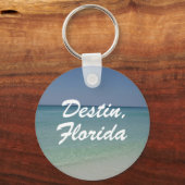 Destin Florida Beach fotografie mooie kustlijn Sleutelhanger (Voorkant)