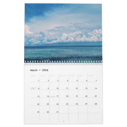 Destin Florida Beach Fotografie Seaside 2024 Wall Kalender (Mar 2026)