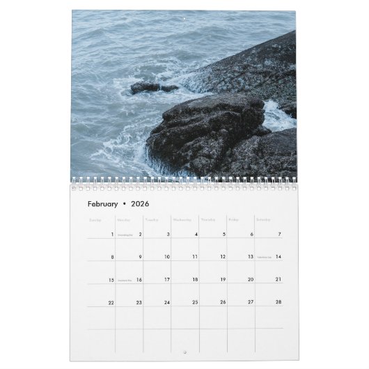 Destin Florida Beach Fotografie Seaside 2024 Wall Kalender (Feb 2026)