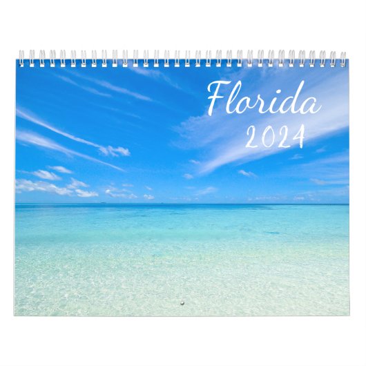 Destin Florida Beach Fotografie Seaside 2024 Wall Kalender (Hoes)