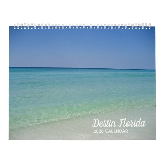 Destin Florida Beach Fotografie Seaside 2026 Muur Kalender (Hoes)