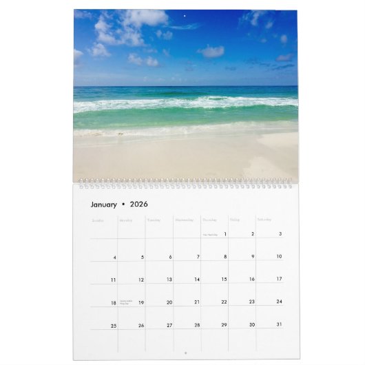 Destin Florida Beach Fotografie Seaside 2026 Muur Kalender (Jan 2026)