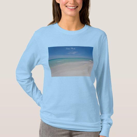 Destin Florida Beach Long Sleeve T-shirt (Voorkant)