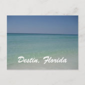 Destin Florida Beach Ocean Vacation Travel Foto Briefkaart (Voorkant)