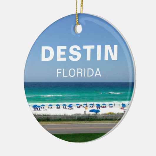 Destin Florida Beach Photography Seaside Keramisch Ornament (Links)