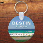 Destin Florida Beach Photography Seaside Sleutelhanger (Achterkant)