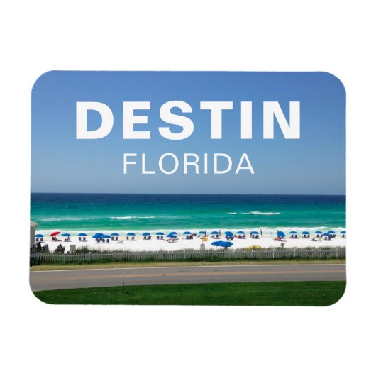 Destin Florida Beach Photography Seaside Vaction Magneet (Horizontaal)