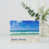 Destin Florida Beach Photography Vacation Briefkaart (Staand voorkant)
