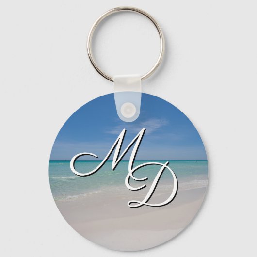 Destin Florida Beach Sleutelhanger (Voorkant)