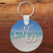 Destin Florida Beach Sleutelhanger (Achterkant)