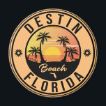 Destin Florida Beach Souvenirs Vintage Travel Magneet<br><div class="desc">Destin Florida Beach Souvenirs Vintage Travel - Destin Florida Design. Zonneontwerp met je favoriete strand en zee van Florida,  geschikt voor Amerikaanse strandliefhebbers,  vooral die van Fort Destin Beach houden.</div>