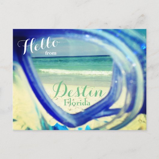 Destin Florida Beach Vakantie Briefkaart (Voorkant)