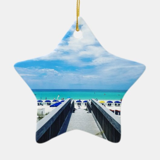 Destin Florida Beaches Keramisch Ornament (Voorkant)