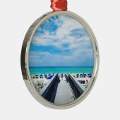 Destin Florida Beaches Metalen Ornament (Rechts)