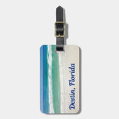 Destin Florida Beauful Beach Photography Bagagelabel (Voorkant verticaal)