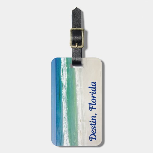 Destin Florida Beauful Beach Photography Bagagelabel (Voorkant verticaal)