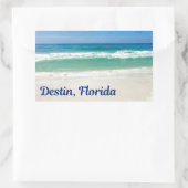 Destin Florida Blue Beach Rechthoekige Sticker (Tas)