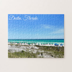 Destin Florida Coast Beach Umbrellas  Custom Legpuzzel