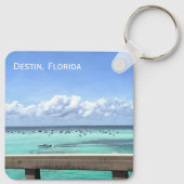 Destin Florida Crab Island Bridge Sleutelhanger (Achterkant)