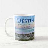 Destin Florida Custom Beach Vakantie Aangepast Koffiemok (Links)