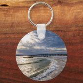 Destin Florida Evening Waves Sleutelhanger (Achterkant)
