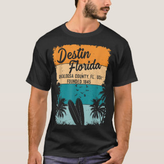 Destin Florida FL Beach Souvenirs And Gifts Men Wo T-shirt