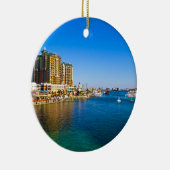Destin Florida Harbour Mooie foto-versieringen Keramisch Ornament (Rechts)