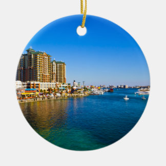 Destin Florida Harbour Mooie foto-versieringen Keramisch Ornament