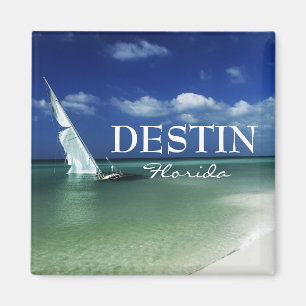 Destin Florida met zeilboot Magneet