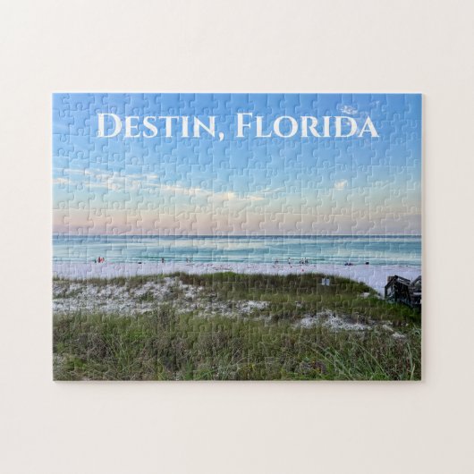 Destin Florida Mooie Sunset Beach Fotografie Legpuzzel (Horizontaal)